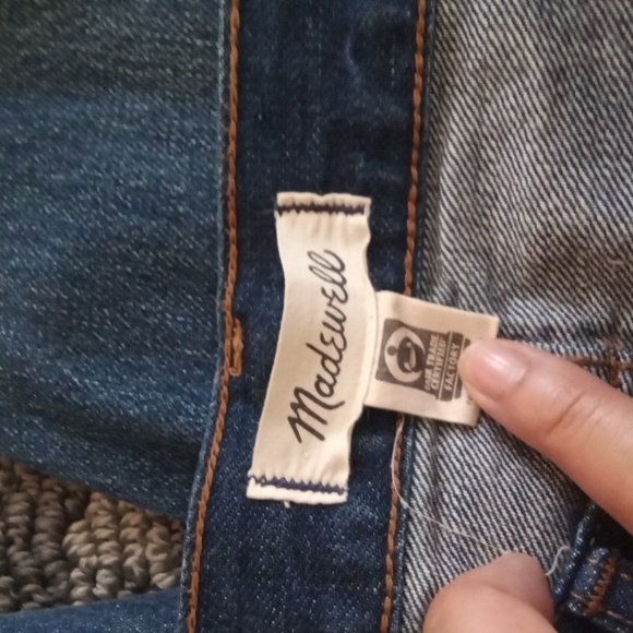 Madewell Classic Straught Jeans In Croston Wash Old School Womens 26 - Picture 5 of 13